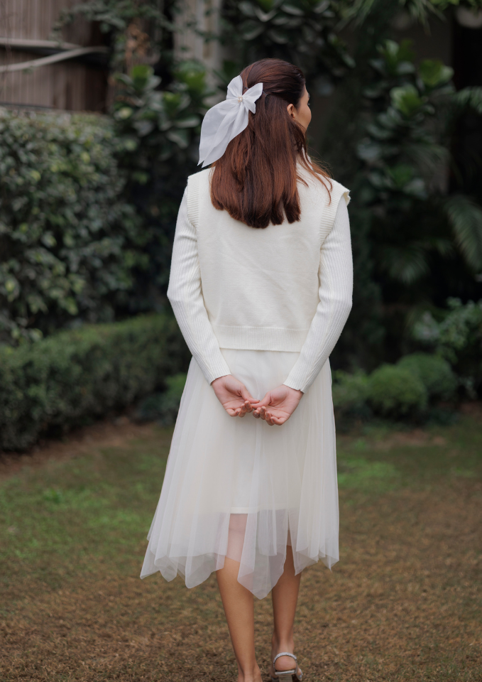 Knit Tulle Ballet Set