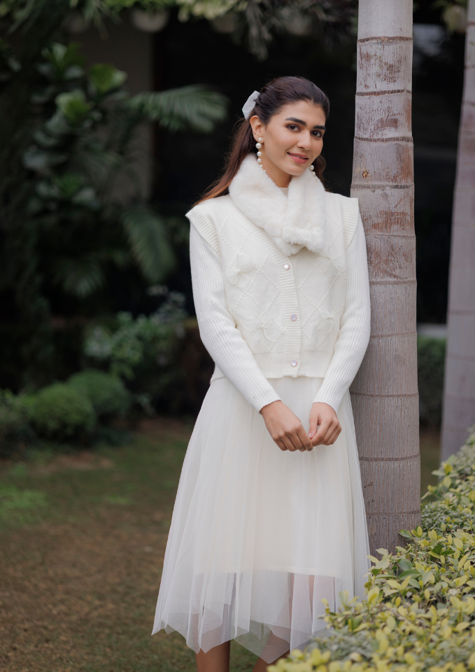 Knit Tulle Ballet Set