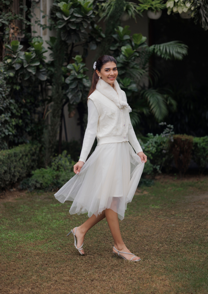 Knit Tulle Ballet Set